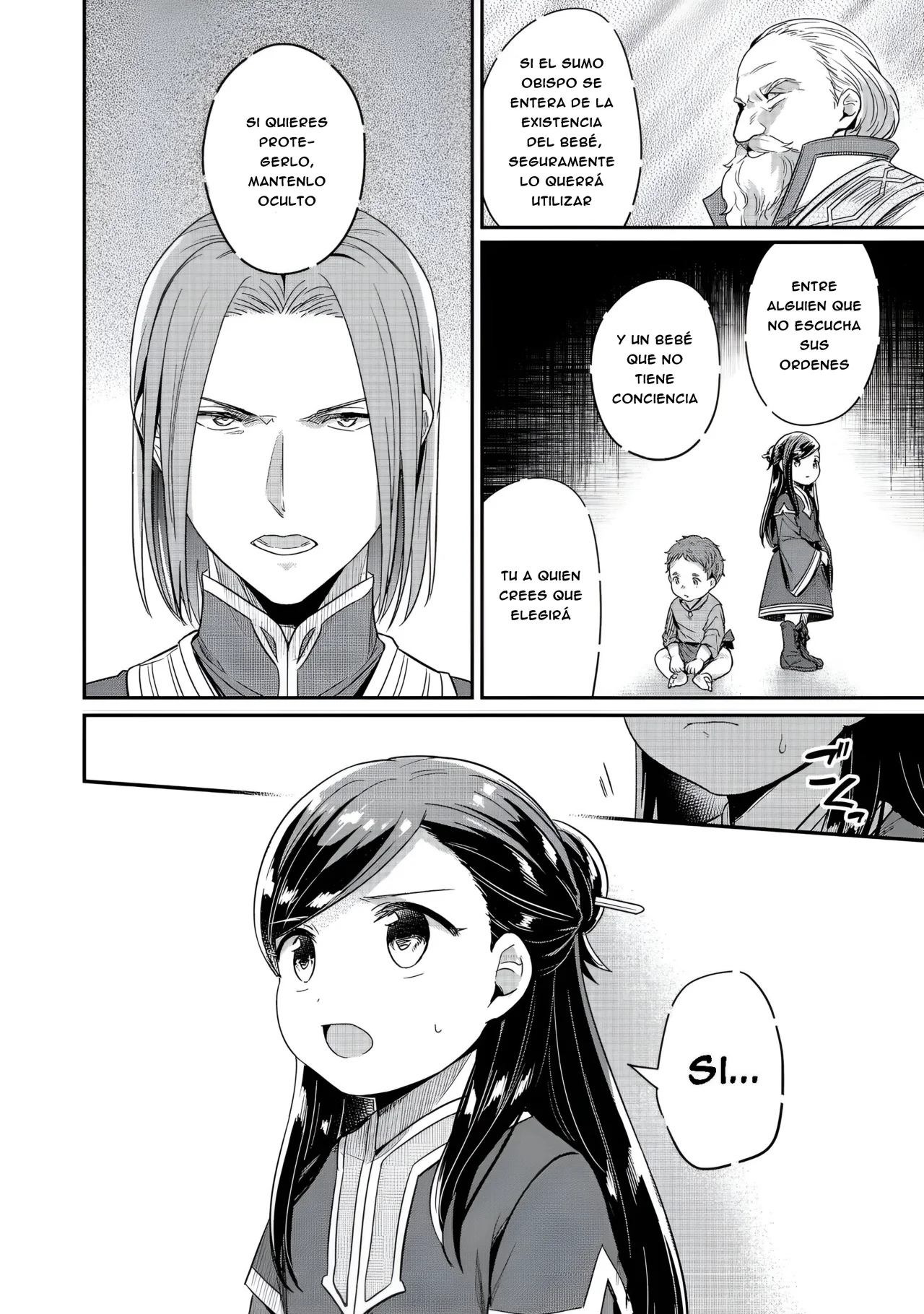 Honzuki no Gekokujou: Shisho ni Naru Tame ni wa Shudan wo Erandeiraremasen Dai 2-bu – Hon no Tame nara Miko ni Naru! Capítulo 53 - Page 6