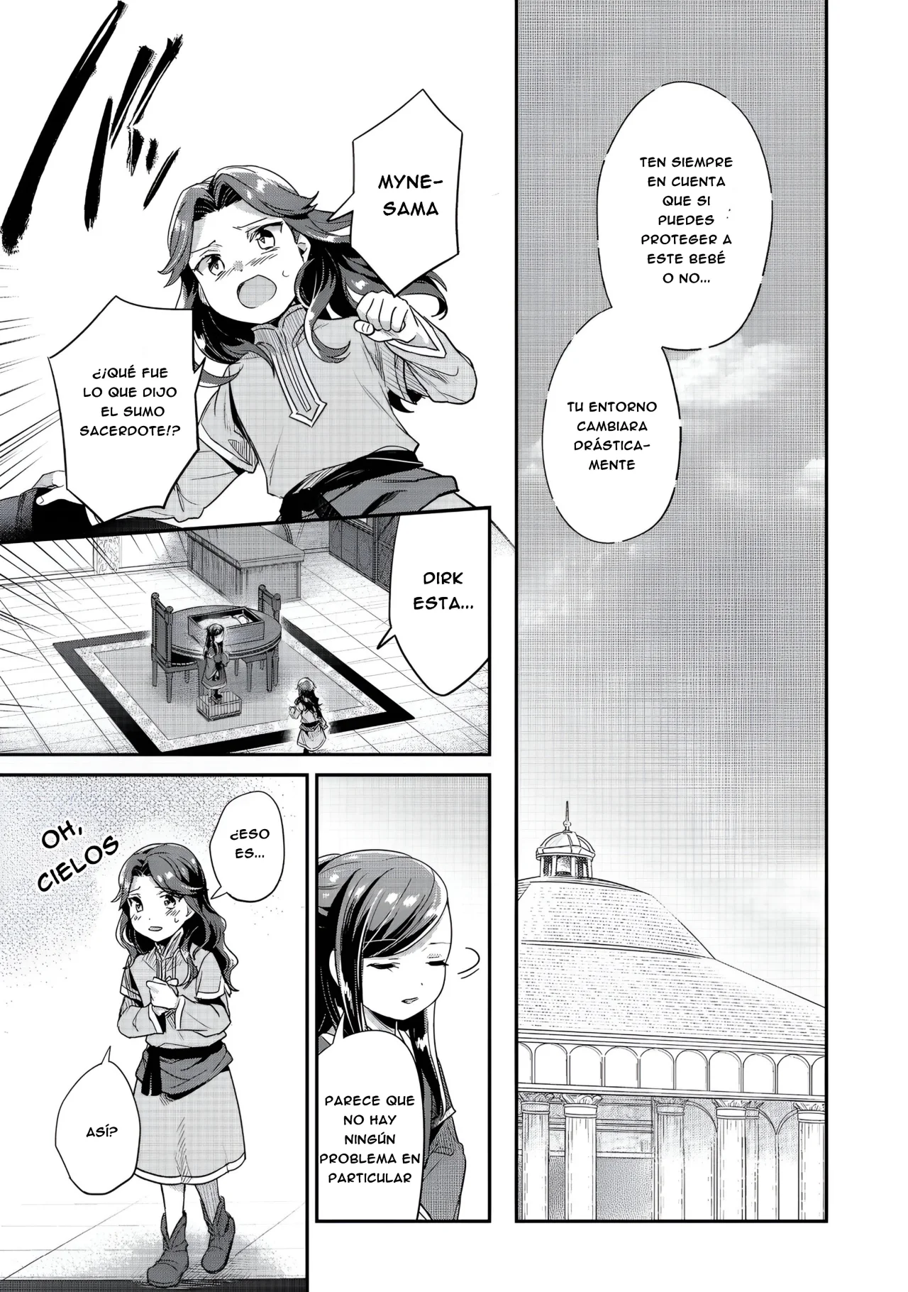 Honzuki no Gekokujou: Shisho ni Naru Tame ni wa Shudan wo Erandeiraremasen Dai 2-bu – Hon no Tame nara Miko ni Naru! Capítulo 53 - Page 7