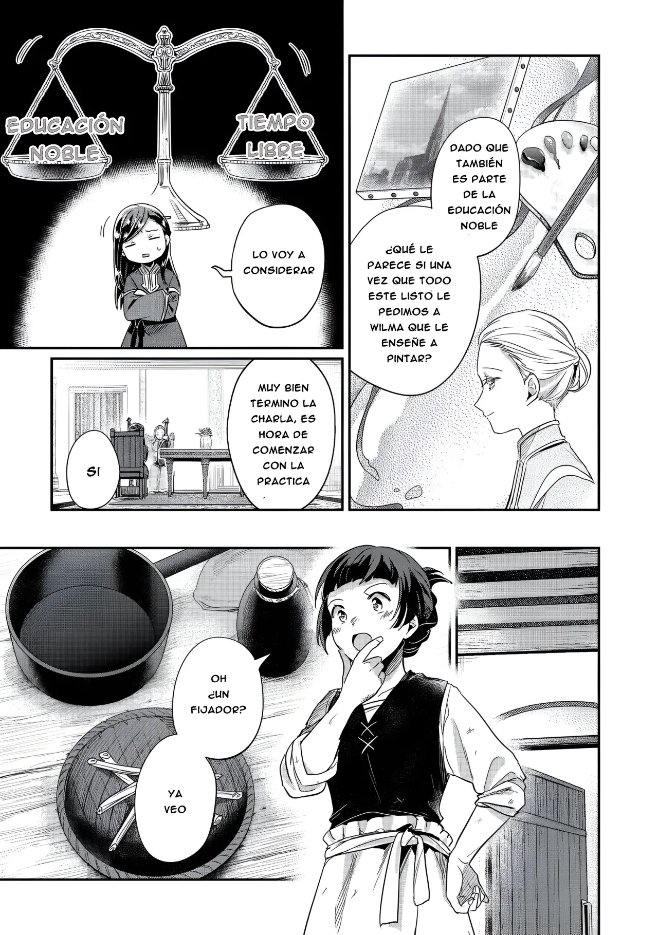 Honzuki no Gekokujou: Shisho ni Naru Tame ni wa Shudan wo Erandeiraremasen Dai 2-bu – Hon no Tame nara Miko ni Naru! Capítulo 54 - Page 13