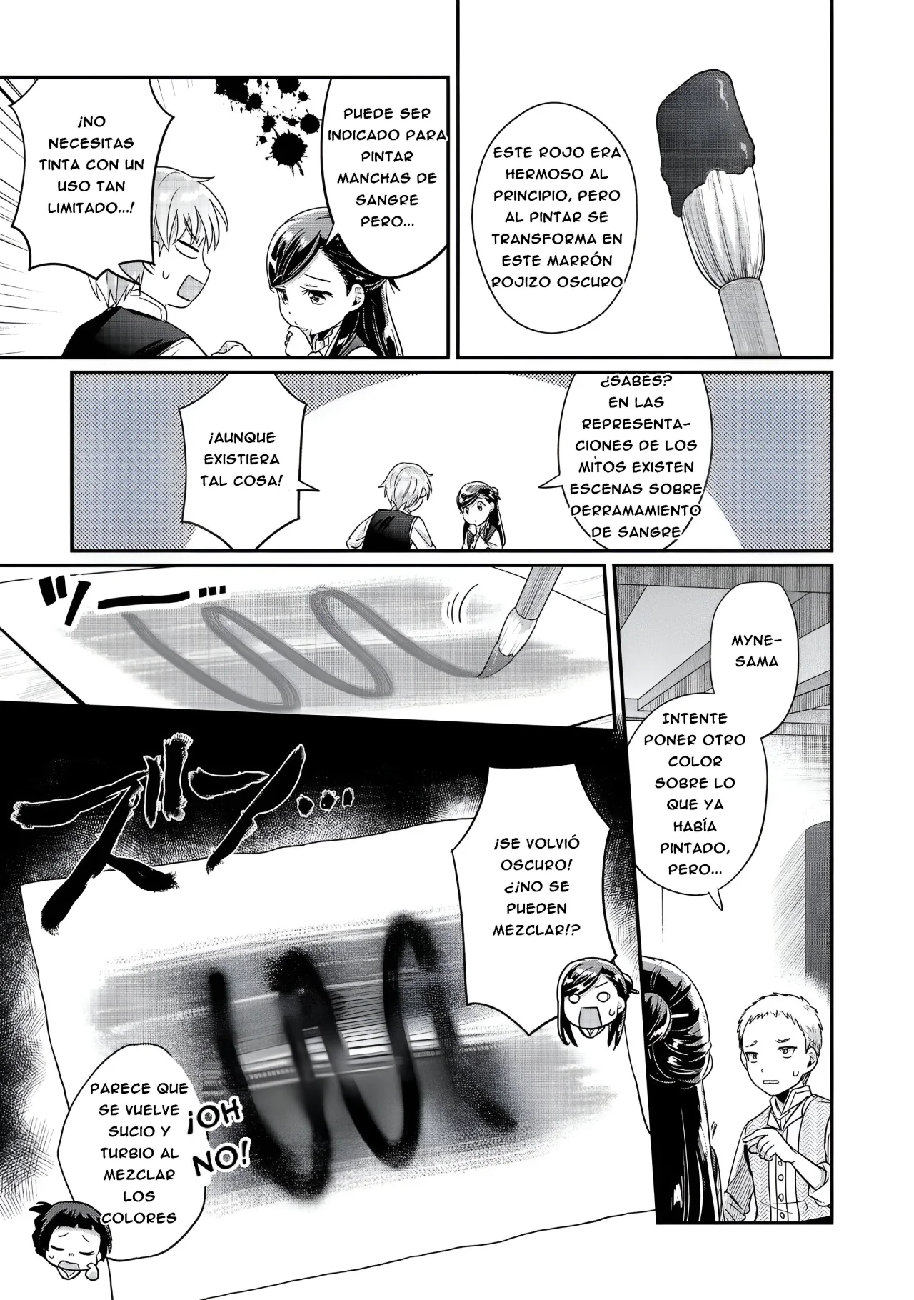 Honzuki no Gekokujou: Shisho ni Naru Tame ni wa Shudan wo Erandeiraremasen Dai 2-bu – Hon no Tame nara Miko ni Naru! Capítulo 54 - Page 7
