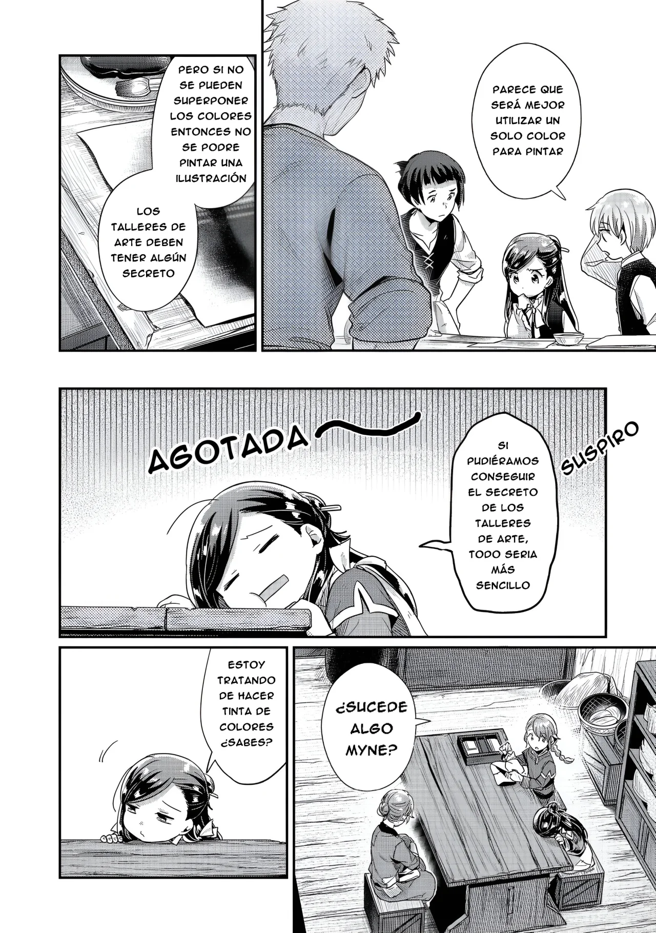 Honzuki no Gekokujou: Shisho ni Naru Tame ni wa Shudan wo Erandeiraremasen Dai 2-bu – Hon no Tame nara Miko ni Naru! Capítulo 54 - Page 8