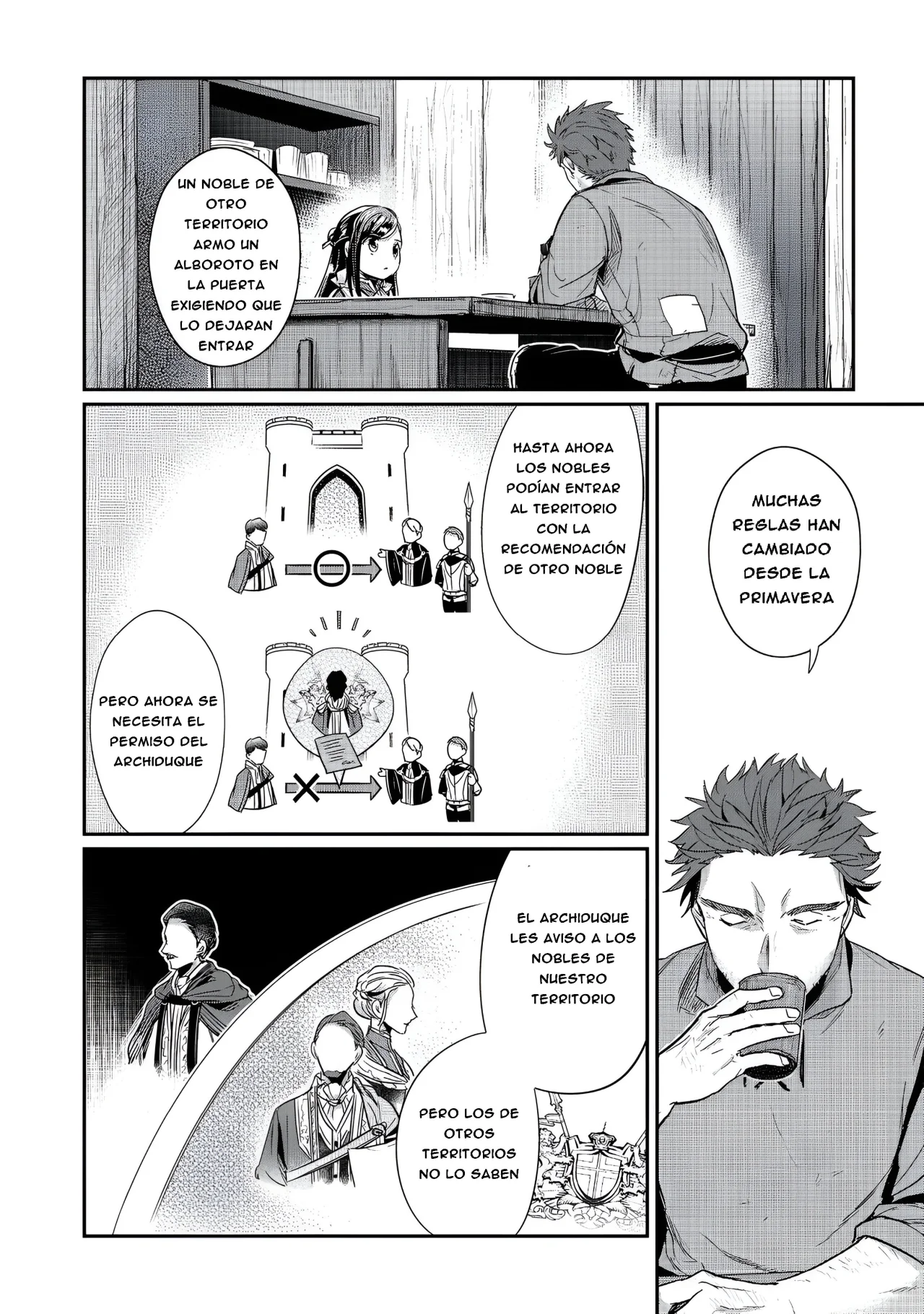 Honzuki no Gekokujou: Shisho ni Naru Tame ni wa Shudan wo Erandeiraremasen Dai 2-bu – Hon no Tame nara Miko ni Naru! Capítulo 56 - Page 5