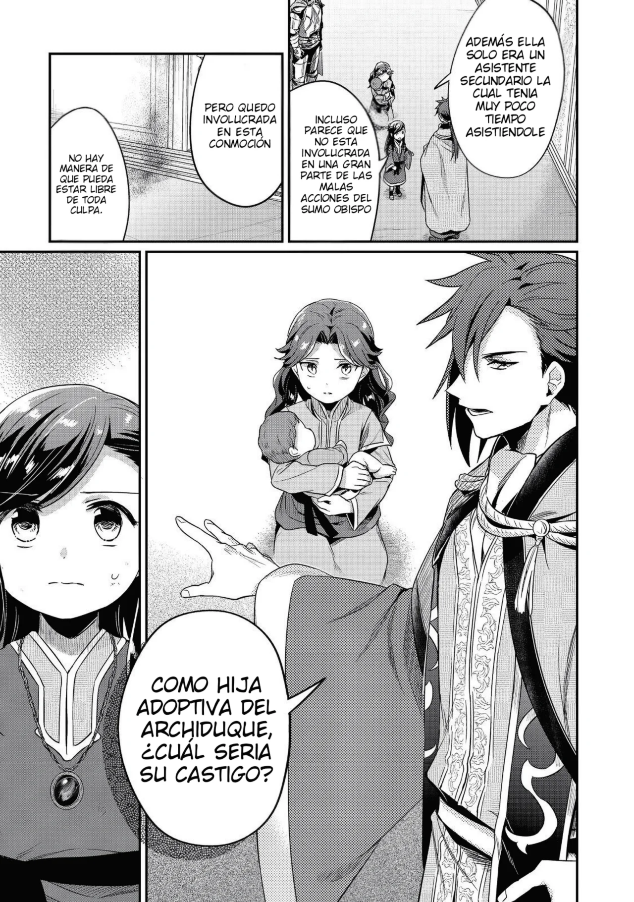 Honzuki no Gekokujou: Shisho ni Naru Tame ni wa Shudan wo Erandeiraremasen Dai 2-bu – Hon no Tame nara Miko ni Naru! Capítulo 62 - Page 10