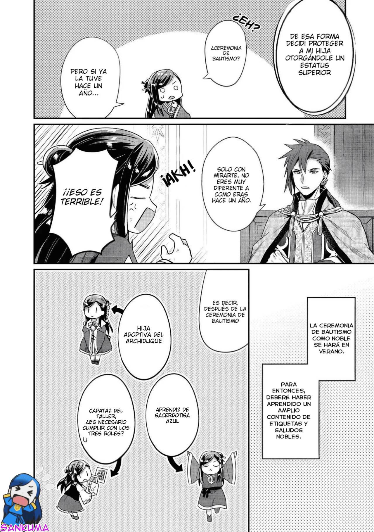 Honzuki no Gekokujou: Shisho ni Naru Tame ni wa Shudan wo Erandeiraremasen Dai 2-bu – Hon no Tame nara Miko ni Naru! Capítulo 62 - Page 21