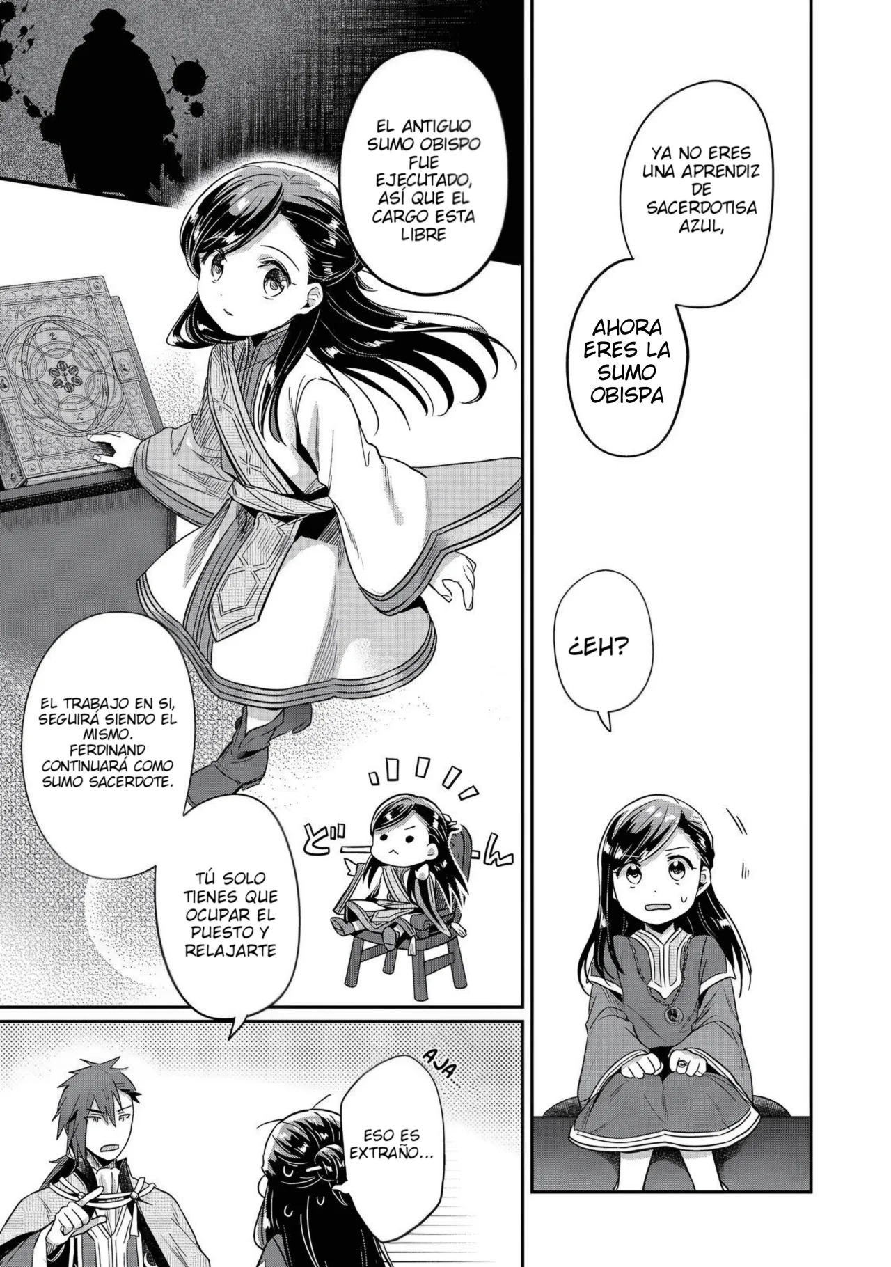 Honzuki no Gekokujou: Shisho ni Naru Tame ni wa Shudan wo Erandeiraremasen Dai 2-bu – Hon no Tame nara Miko ni Naru! Capítulo 62 - Page 22