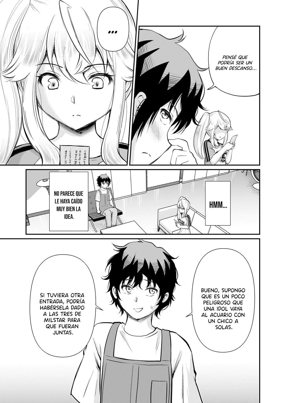 Isshou Hatarakitakunai Ore ga Classmate no Daininki Idol ni Natsukaretara Capítulo 17.2 - Page 15