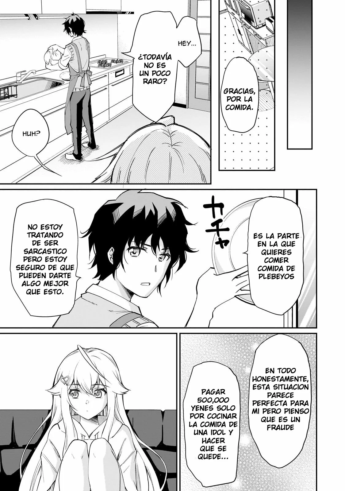 Isshou Hatarakitakunai Ore ga Classmate no Daininki Idol ni Natsukaretara Capítulo 4 - Page 10