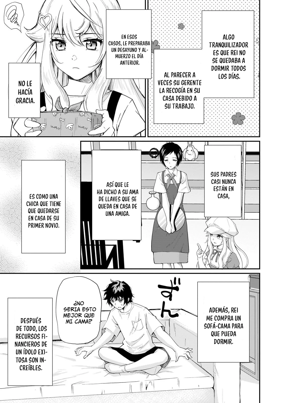 Isshou Hatarakitakunai Ore ga Classmate no Daininki Idol ni Natsukaretara Capítulo 6 - Page 9