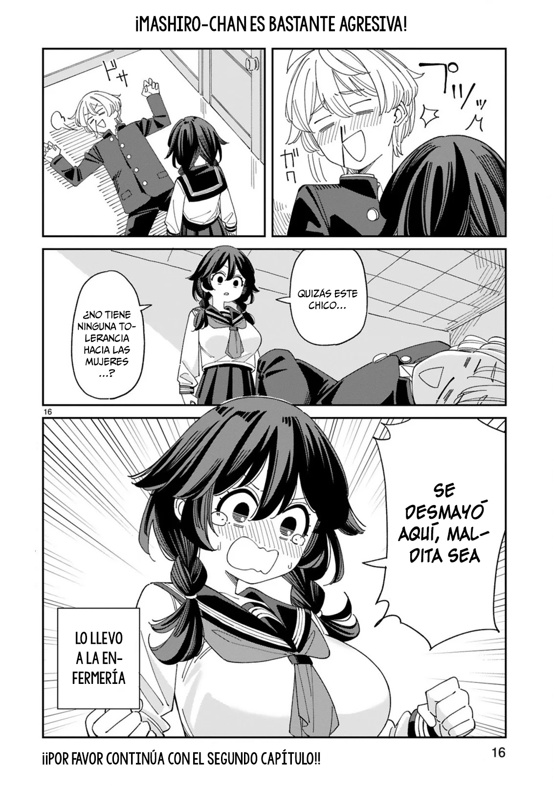 Uso kareshi demo iikara tonikaku shitai mashiro-chan Capítulo 1 - Page 16
