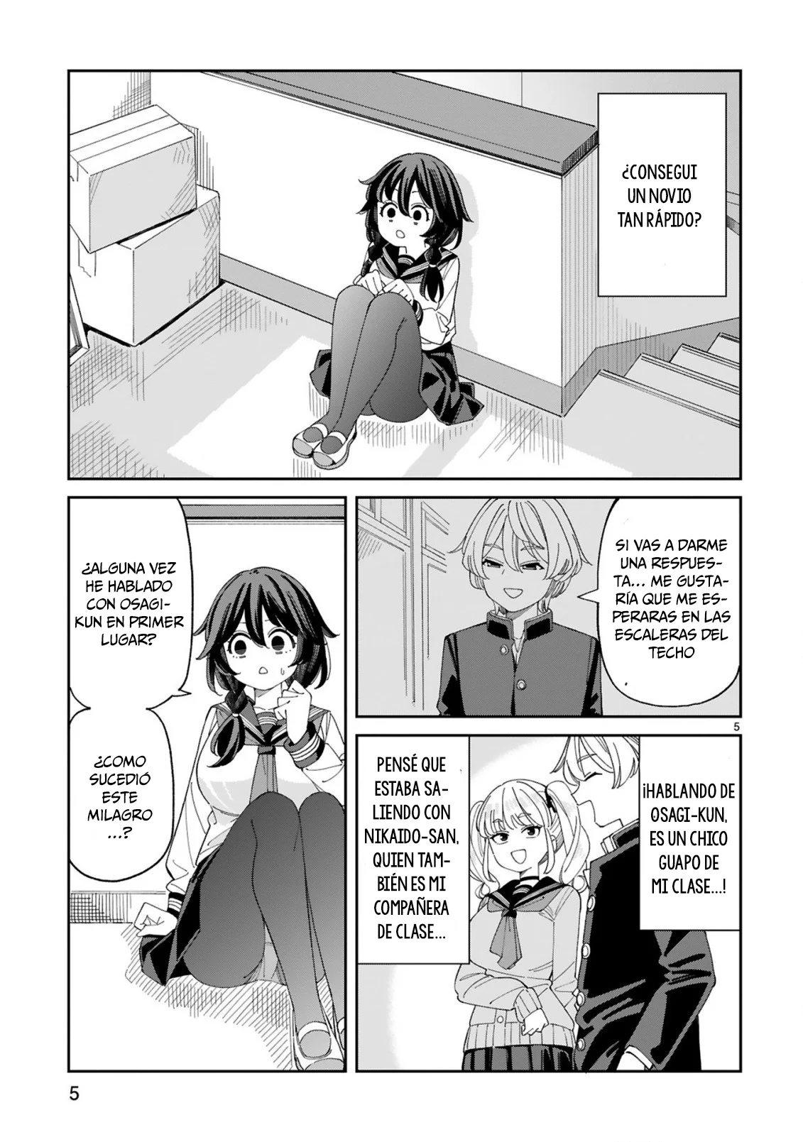 Uso kareshi demo iikara tonikaku shitai mashiro-chan Capítulo 1 - Page 5
