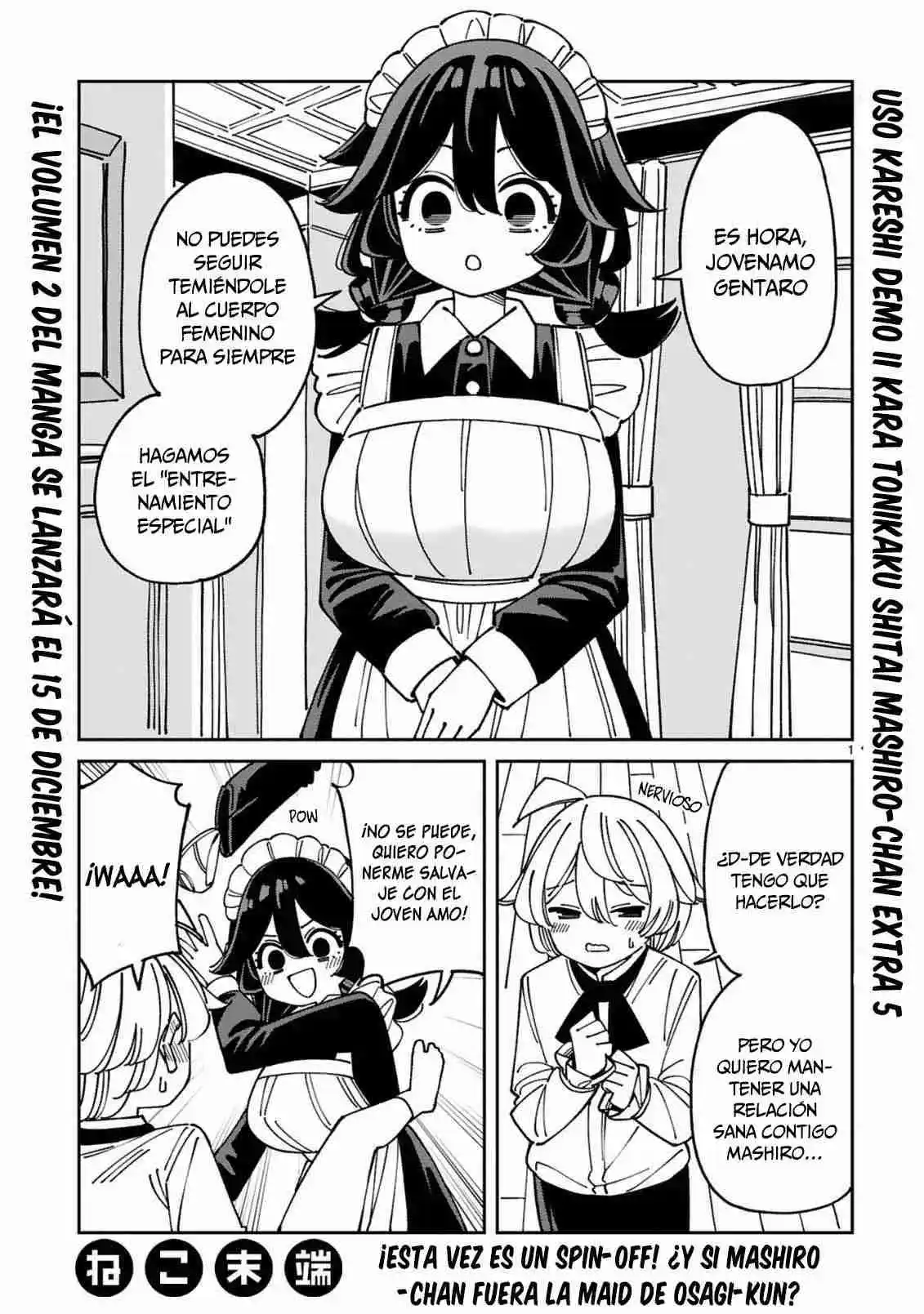 Uso kareshi demo iikara tonikaku shitai mashiro-chan Capítulo 18.5 - Page 2