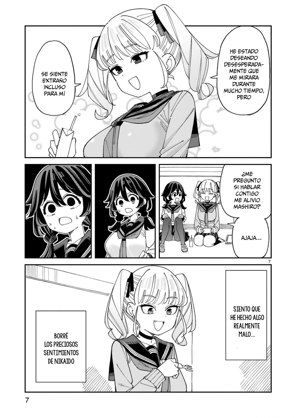 Uso kareshi demo iikara tonikaku shitai mashiro-chan Capítulo 7 - Page 8