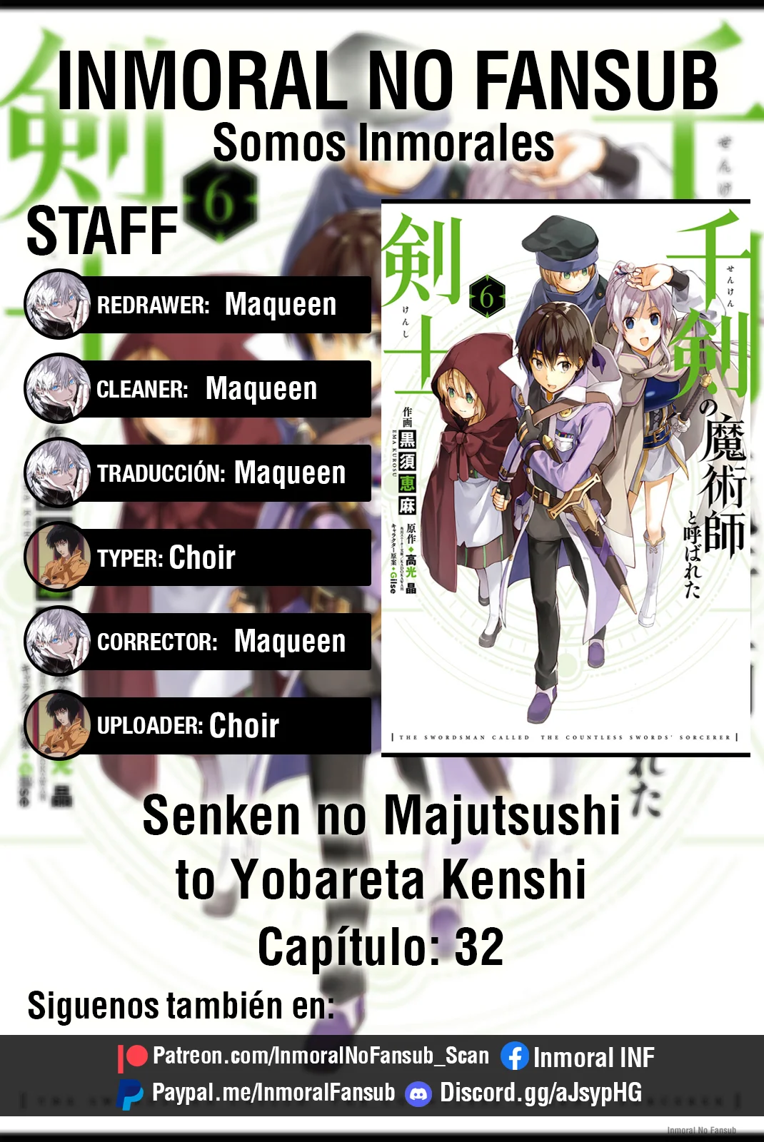 Senken no Majutsushi to Yobareta Kenshi Capítulo 32 - Page 1