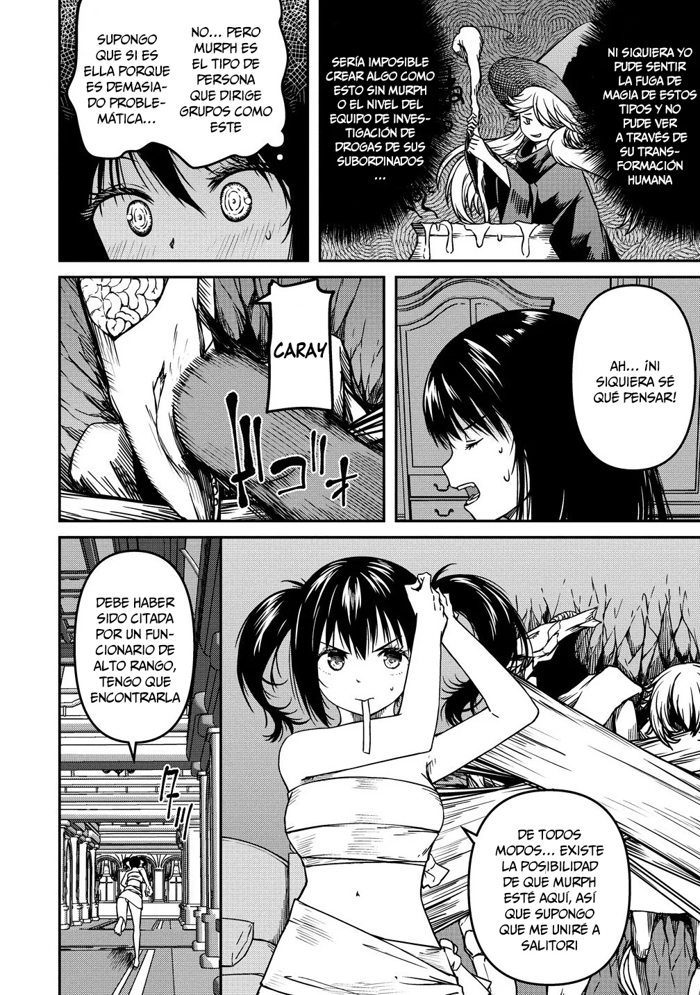 Monsutaa onna kanbu wa osanaki yuusha o dekiai suru Capítulo 10 - Page 9