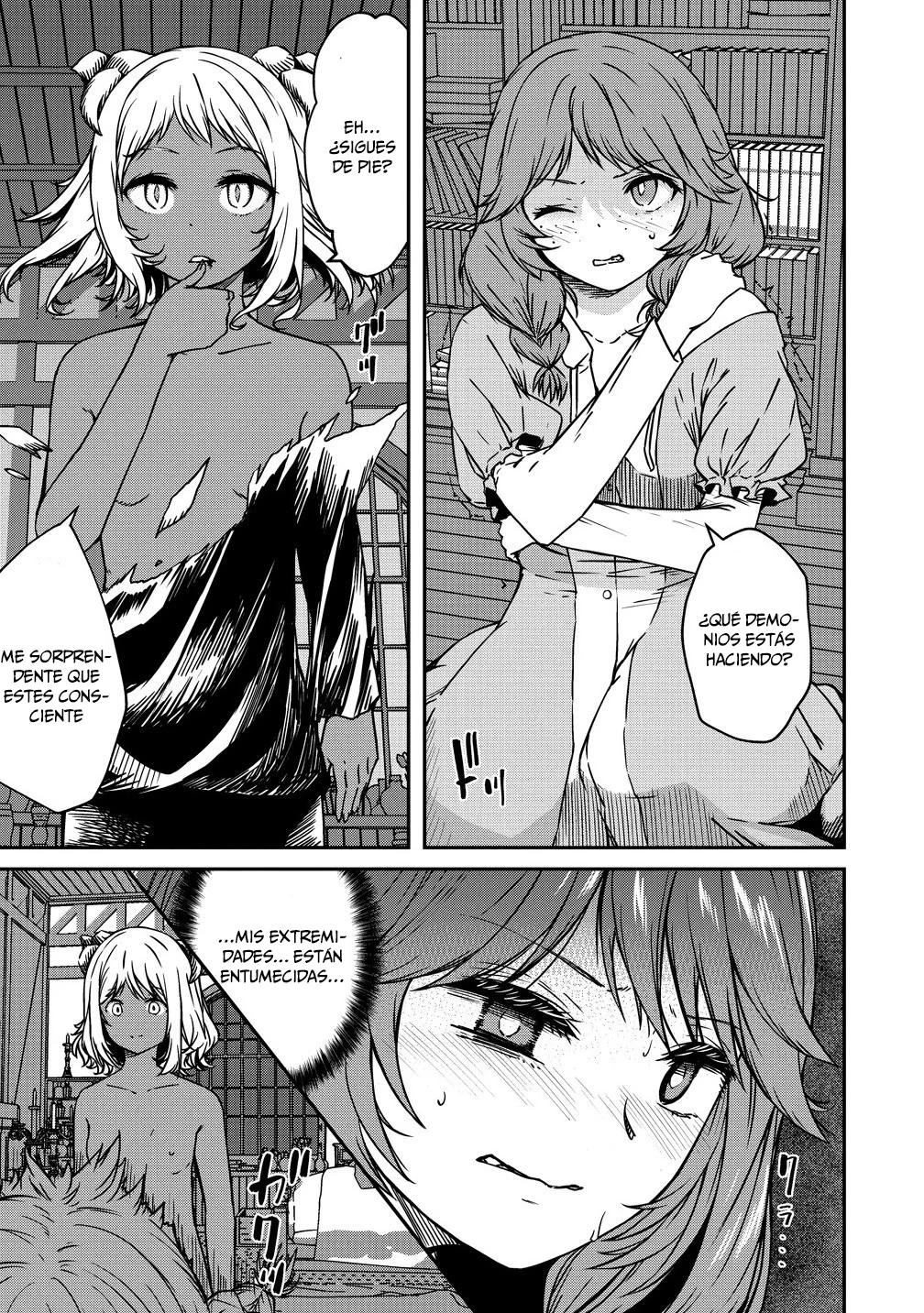 Monsutaa onna kanbu wa osanaki yuusha o dekiai suru Capítulo 14 - Page 8