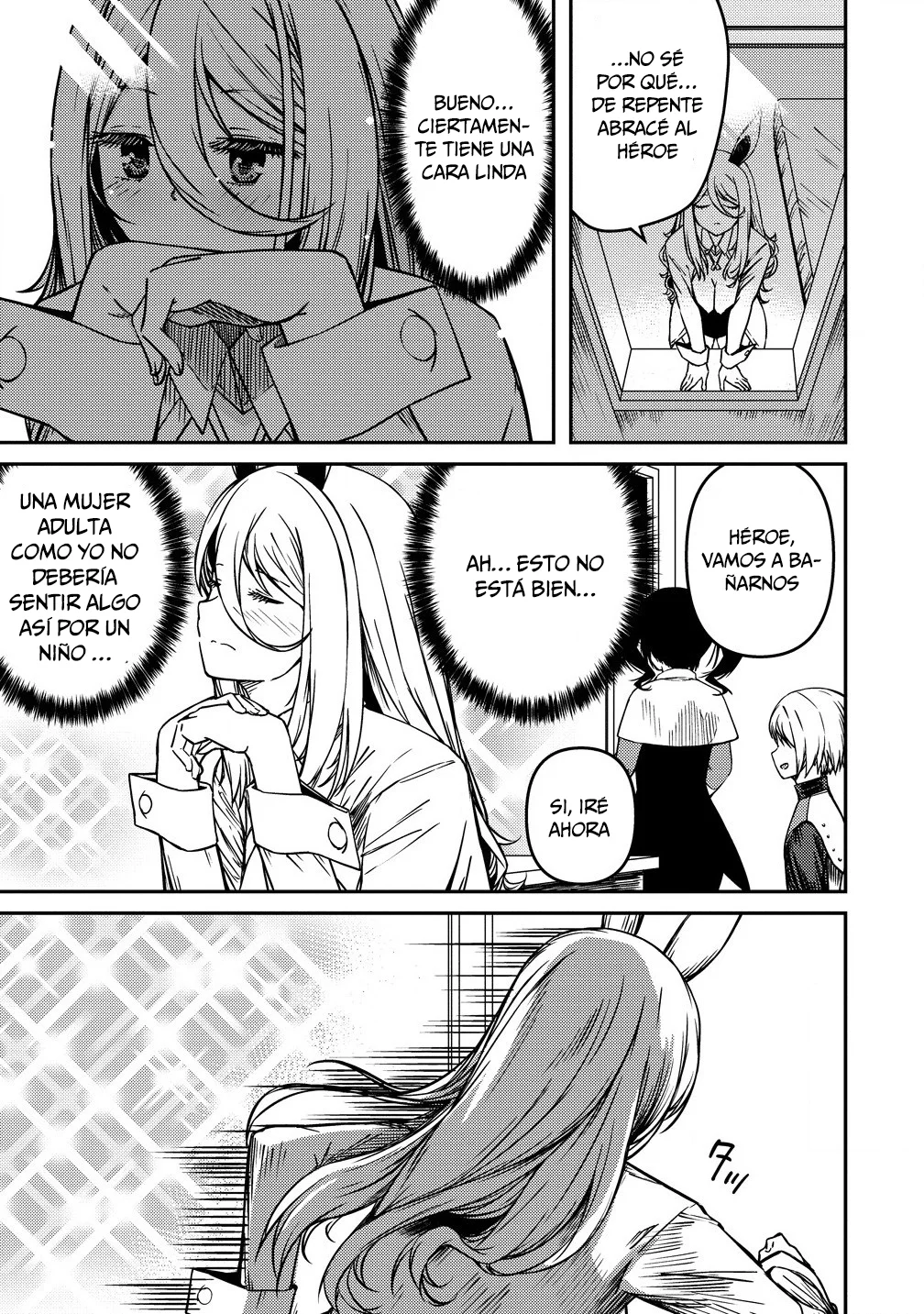 Monsutaa onna kanbu wa osanaki yuusha o dekiai suru Capítulo 6 - Page 28