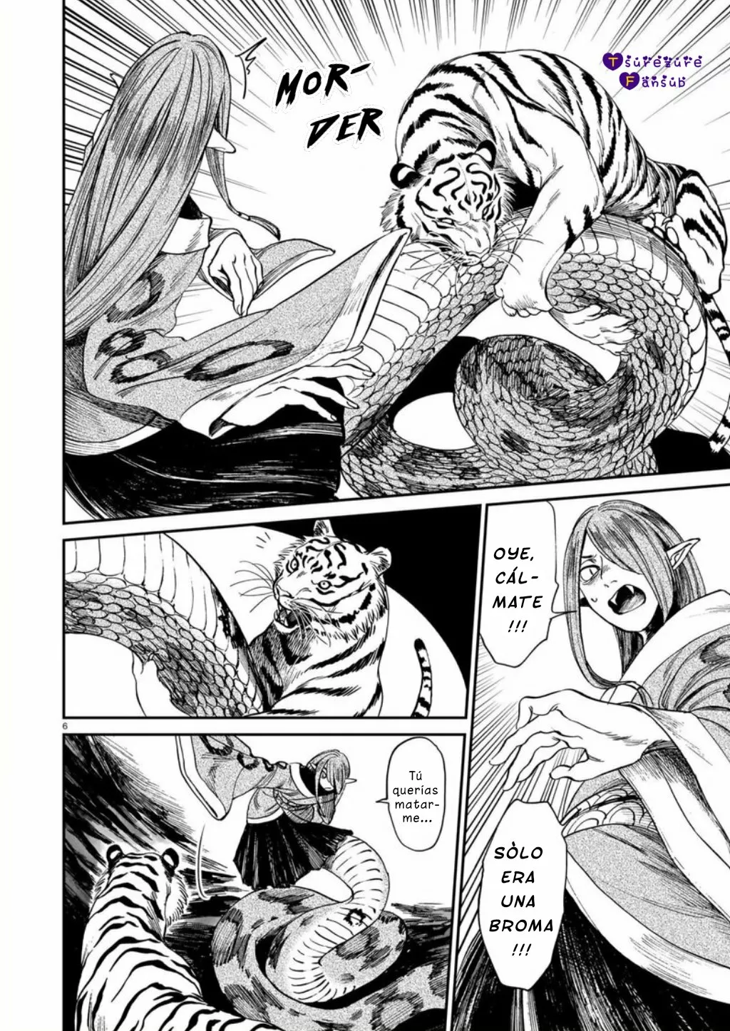 El Tigre Aún No Puede Comerse Al Dragón Capítulo 7 - Page 8