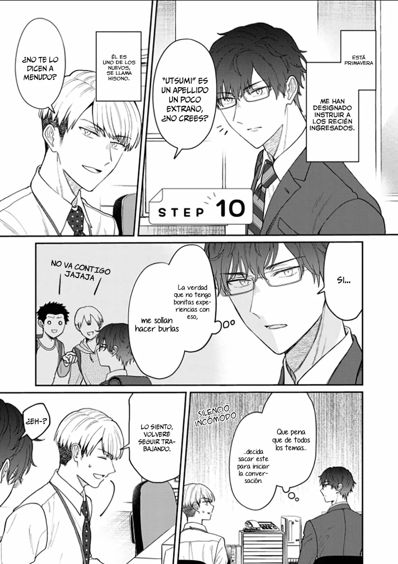 Kuuki ga «Yomeru» Shinnyushain to Buaiso na Senpai no Hanashi Capítulo 10 - Page 2