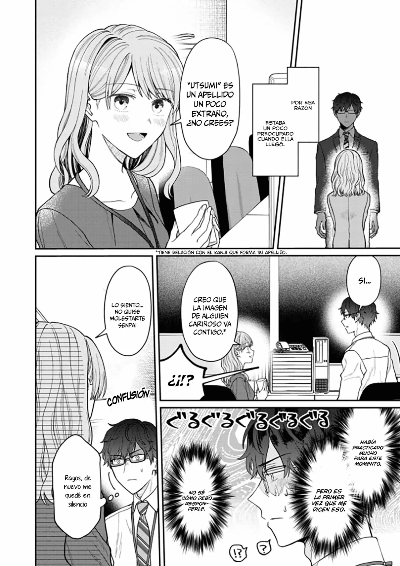 Kuuki ga «Yomeru» Shinnyushain to Buaiso na Senpai no Hanashi Capítulo 10 - Page 5