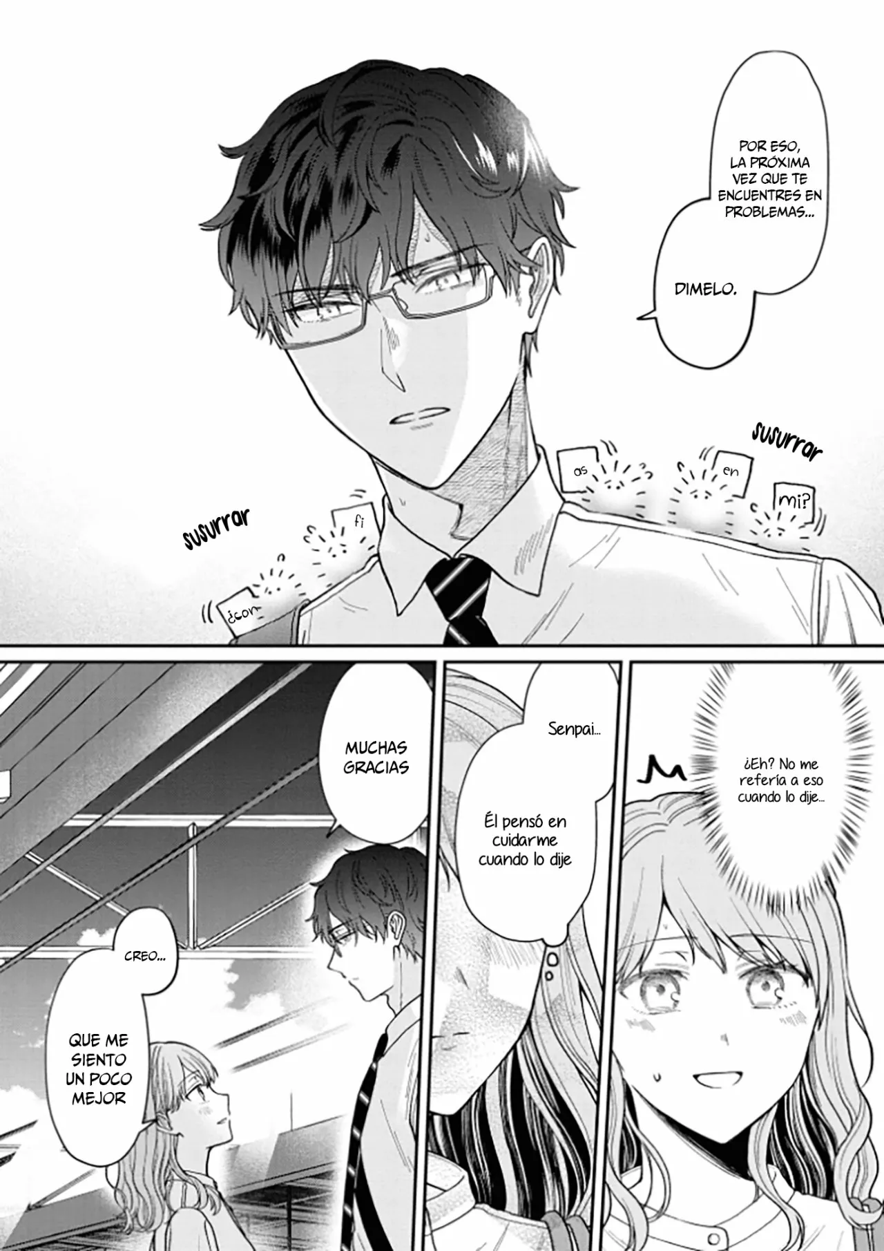 Kuuki ga «Yomeru» Shinnyushain to Buaiso na Senpai no Hanashi Capítulo 11 - Page 5
