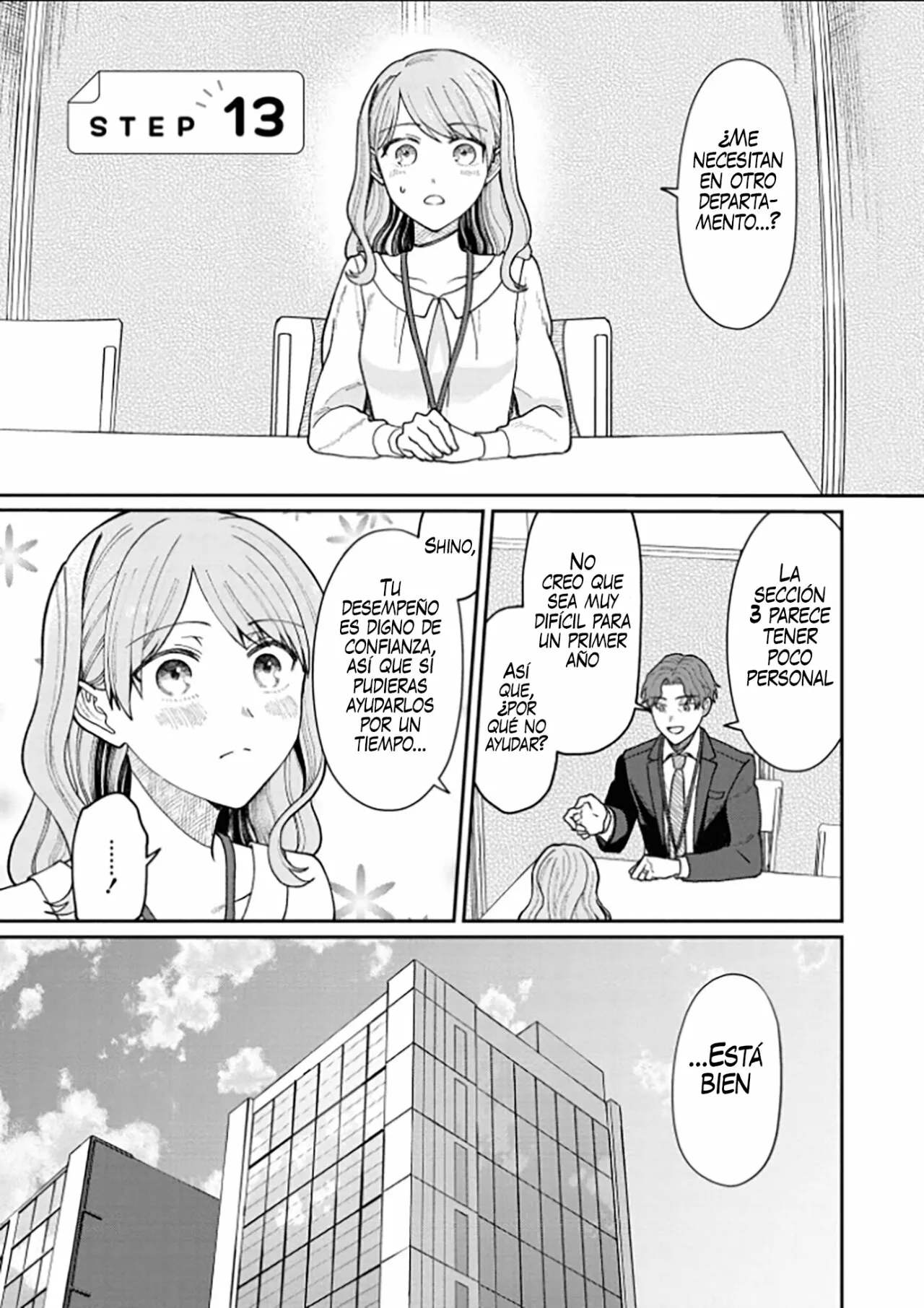 Kuuki ga «Yomeru» Shinnyushain to Buaiso na Senpai no Hanashi Capítulo 13 - Page 1