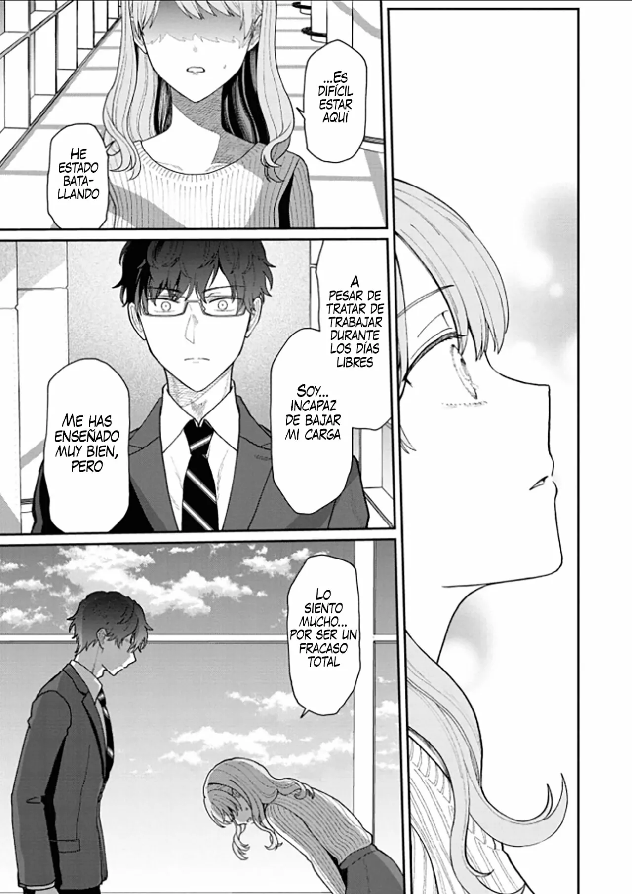 Kuuki ga «Yomeru» Shinnyushain to Buaiso na Senpai no Hanashi Capítulo 13 - Page 13