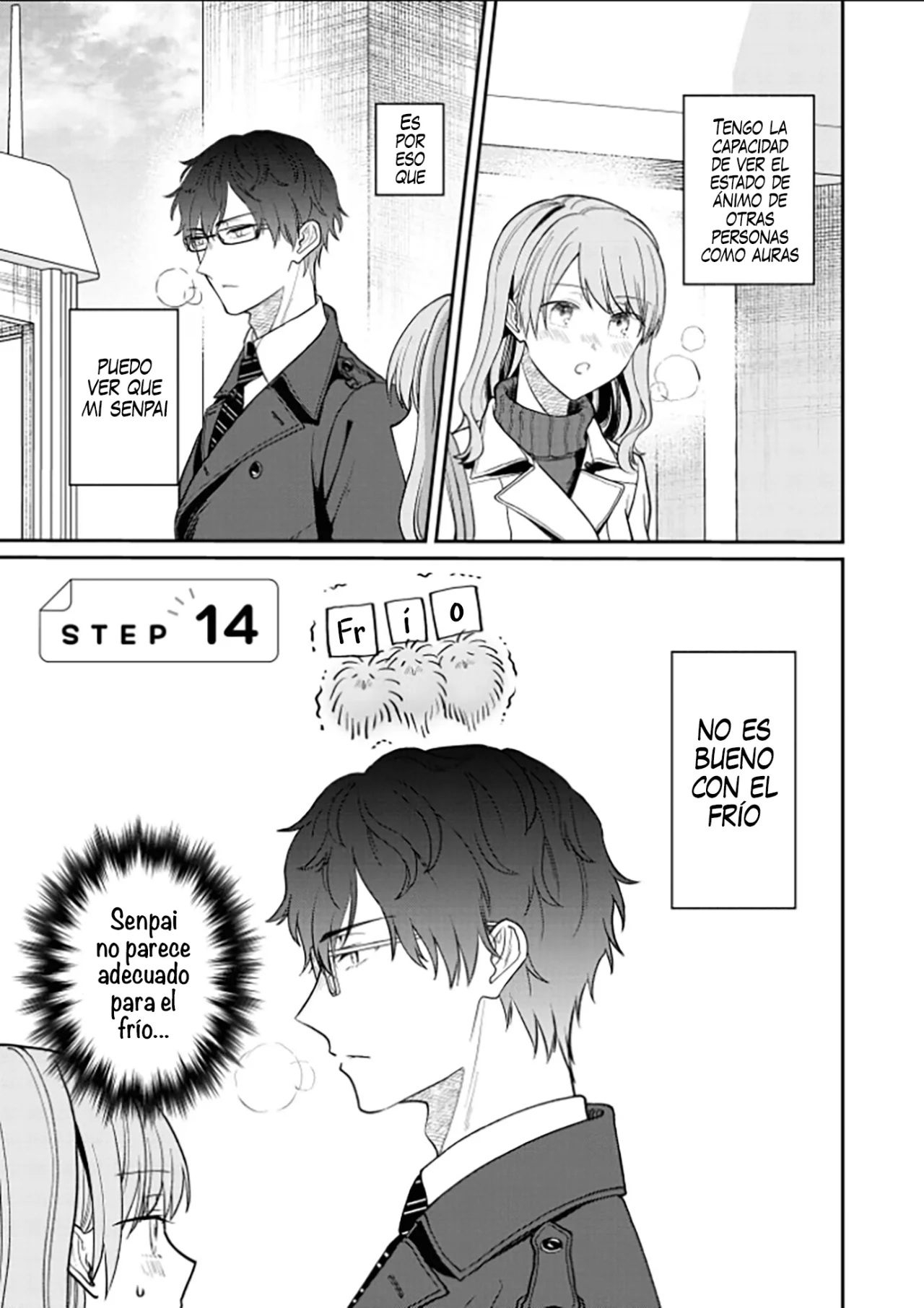 Kuuki ga «Yomeru» Shinnyushain to Buaiso na Senpai no Hanashi Capítulo 14 - Page 1