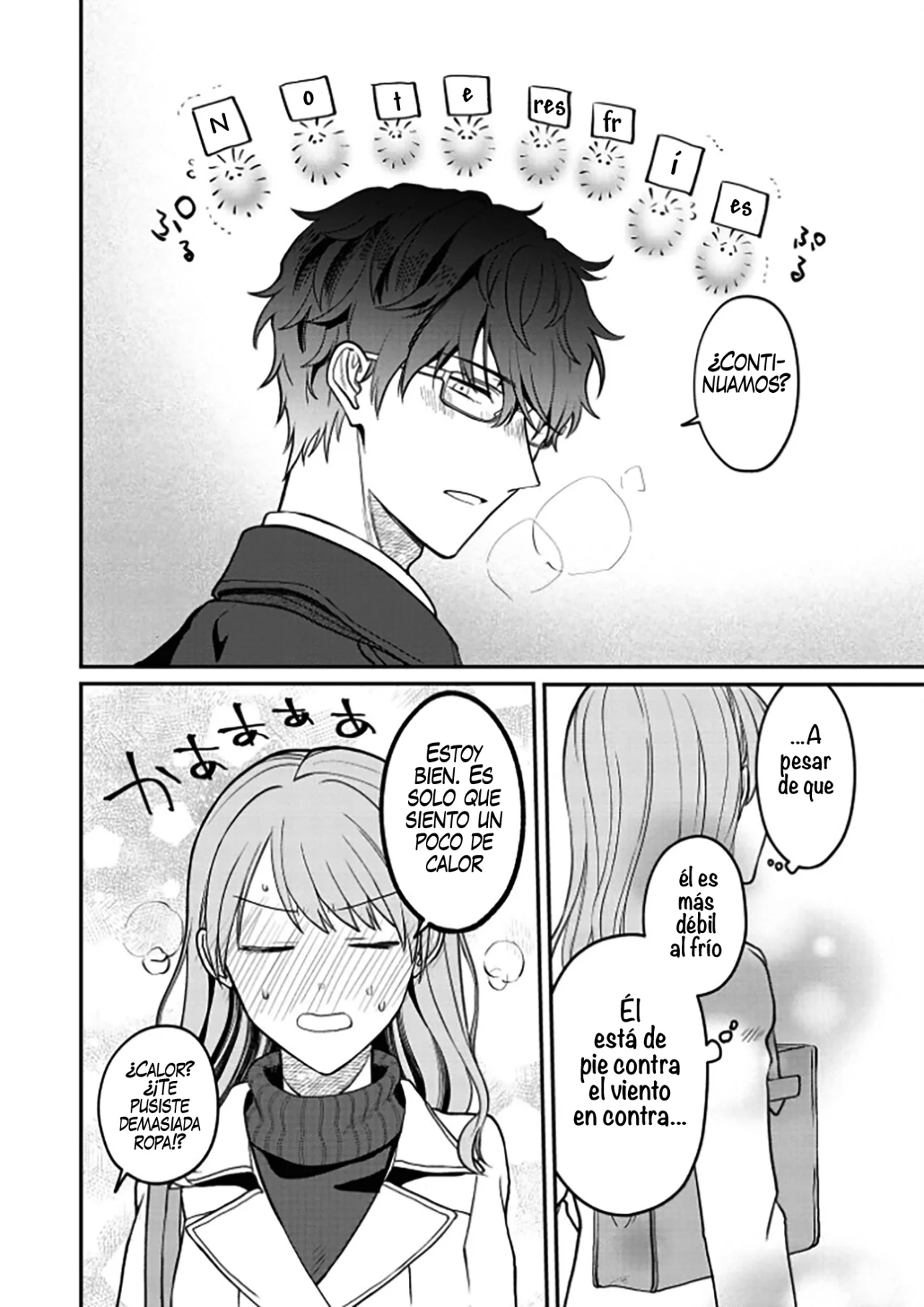 Kuuki ga «Yomeru» Shinnyushain to Buaiso na Senpai no Hanashi Capítulo 14 - Page 4