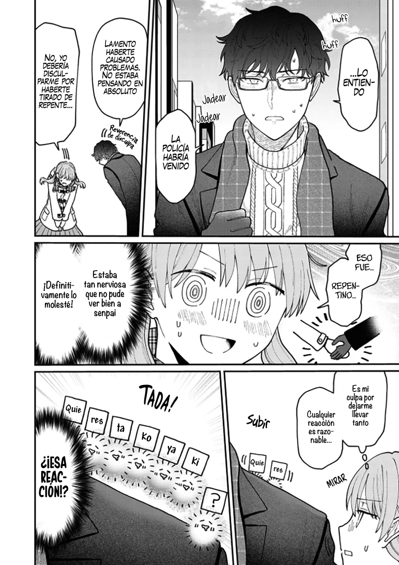 Kuuki ga «Yomeru» Shinnyushain to Buaiso na Senpai no Hanashi Capítulo 15 - Page 6