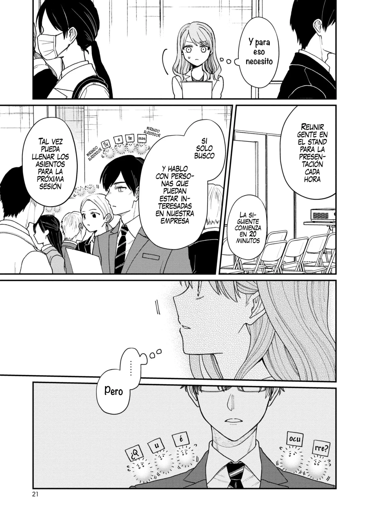 Kuuki ga «Yomeru» Shinnyushain to Buaiso na Senpai no Hanashi Capítulo 19 - Page 3