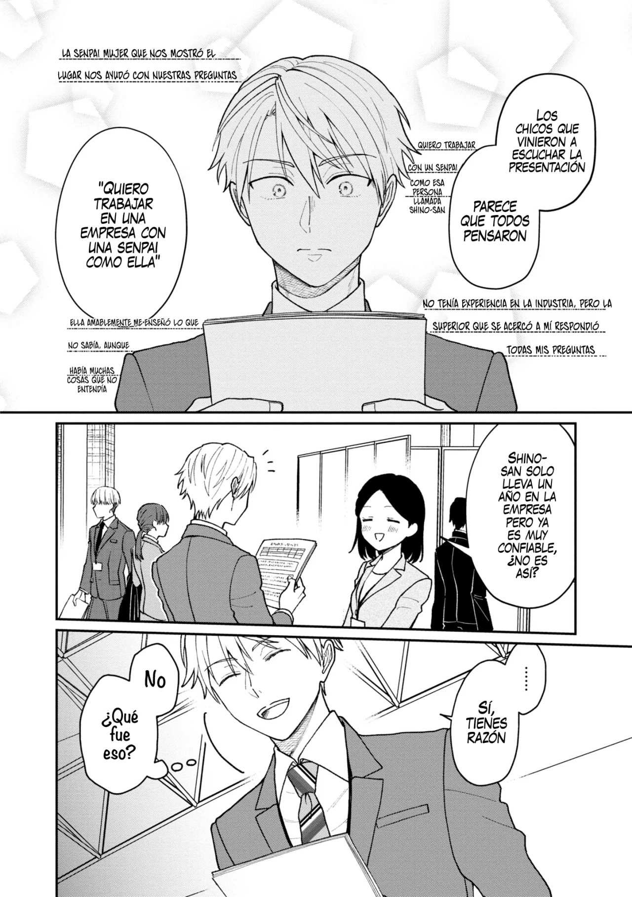 Kuuki ga «Yomeru» Shinnyushain to Buaiso na Senpai no Hanashi Capítulo 19 - Page 8