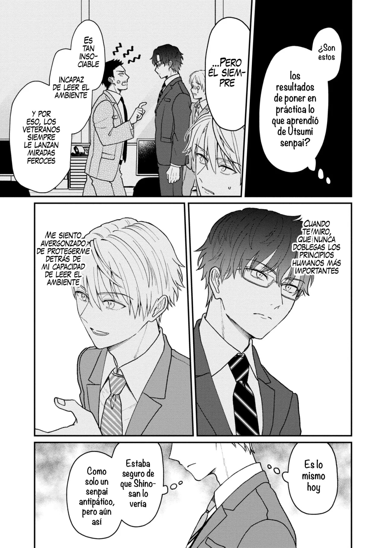 Kuuki ga «Yomeru» Shinnyushain to Buaiso na Senpai no Hanashi Capítulo 19 - Page 9