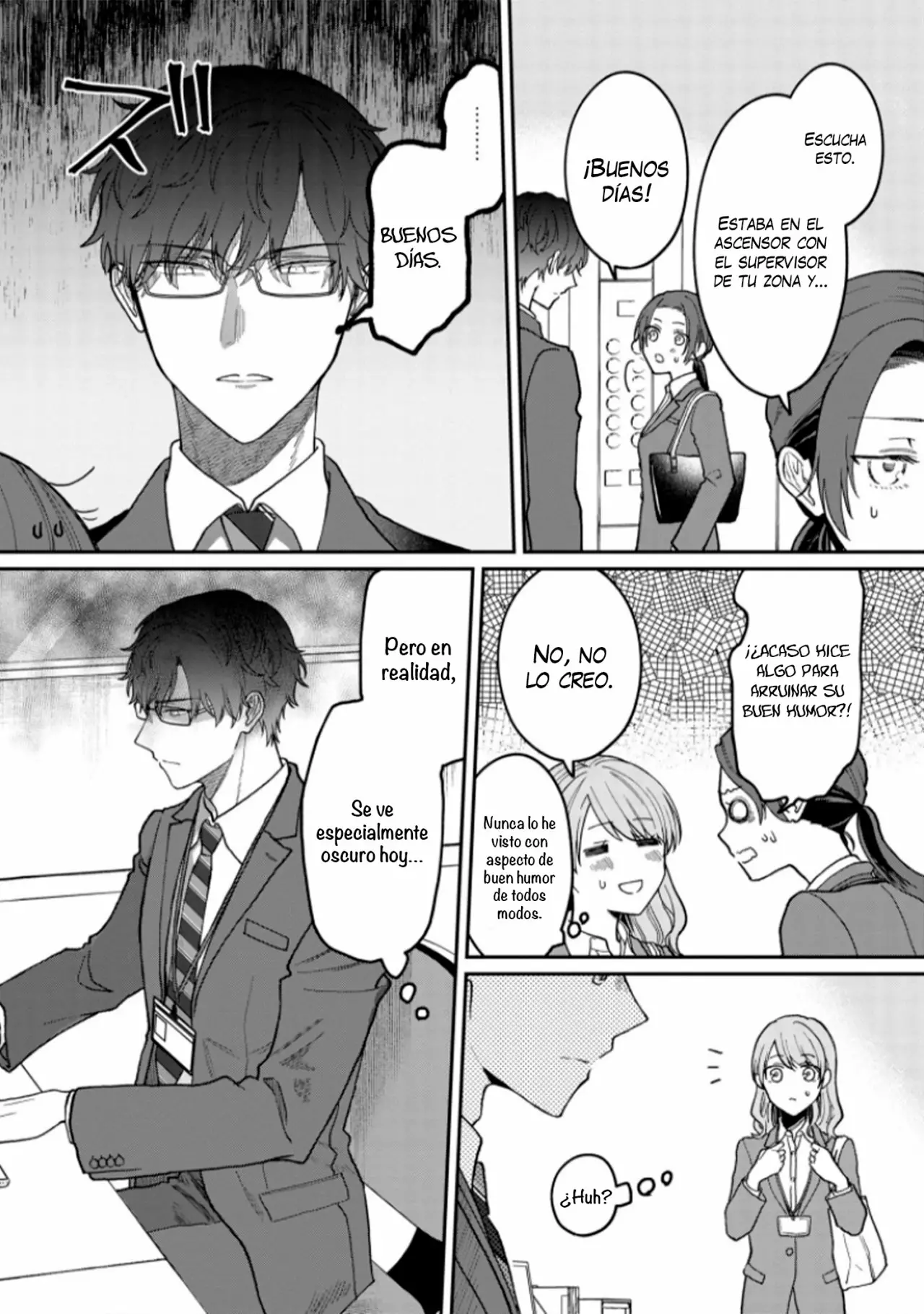Kuuki ga «Yomeru» Shinnyushain to Buaiso na Senpai no Hanashi Capítulo 2 - Page 3