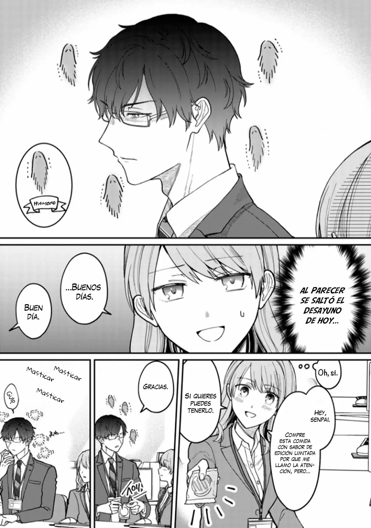 Kuuki ga «Yomeru» Shinnyushain to Buaiso na Senpai no Hanashi Capítulo 2 - Page 4