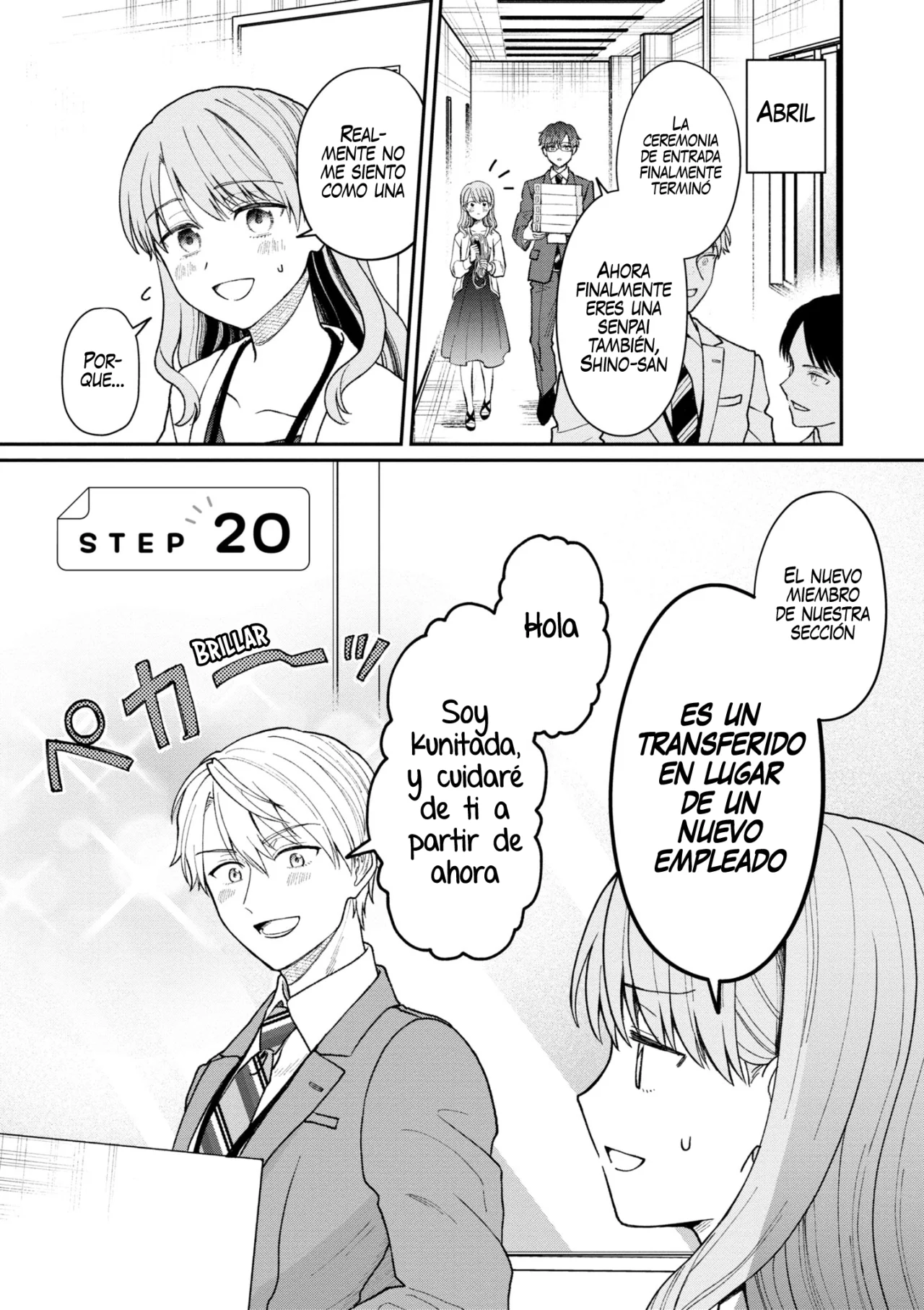 Kuuki ga «Yomeru» Shinnyushain to Buaiso na Senpai no Hanashi Capítulo 20 - Page 1