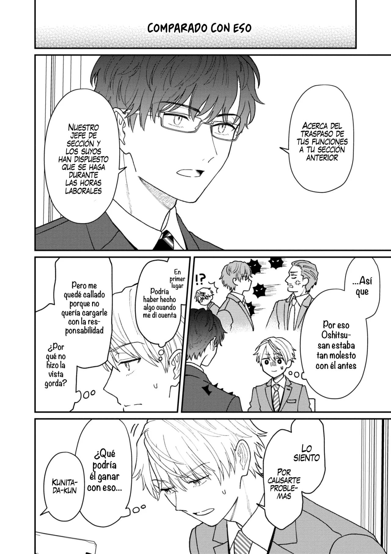 Kuuki ga «Yomeru» Shinnyushain to Buaiso na Senpai no Hanashi Capítulo 21 - Page 4