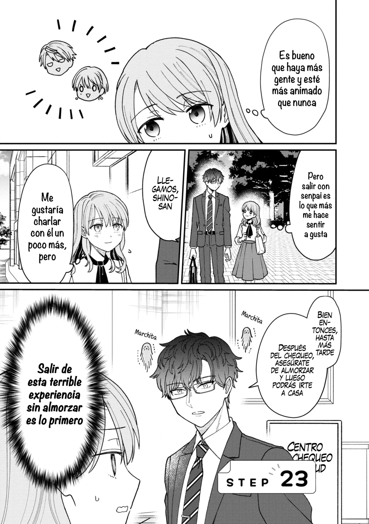 Kuuki ga «Yomeru» Shinnyushain to Buaiso na Senpai no Hanashi Capítulo 23 - Page 1