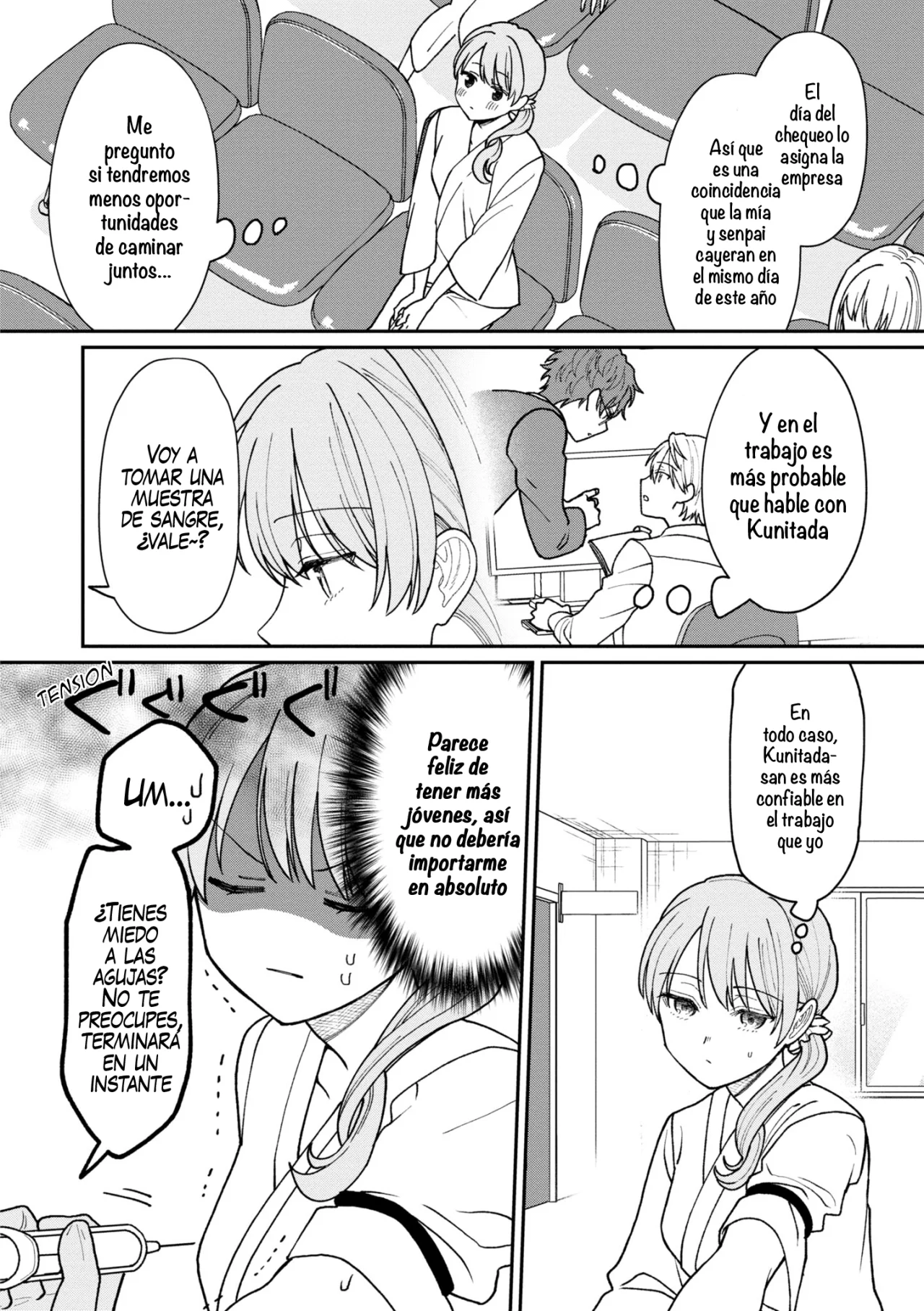 Kuuki ga «Yomeru» Shinnyushain to Buaiso na Senpai no Hanashi Capítulo 23 - Page 2