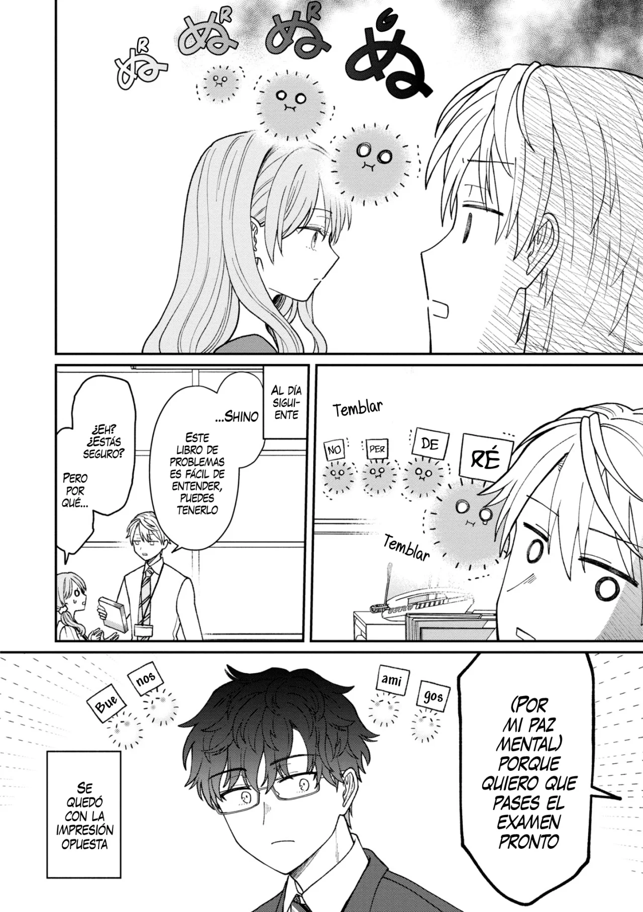 Kuuki ga «Yomeru» Shinnyushain to Buaiso na Senpai no Hanashi Capítulo 24 - Page 4