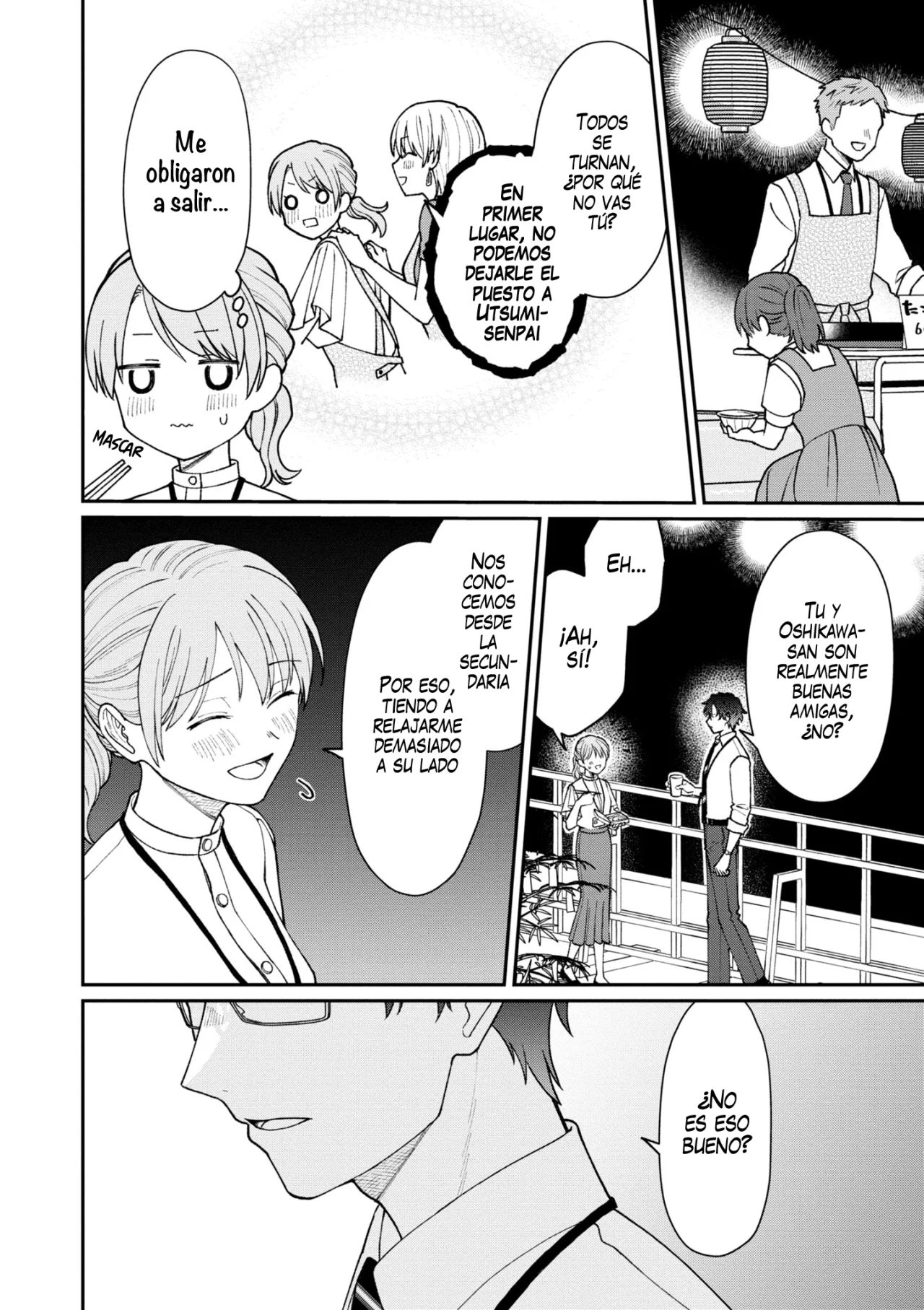 Kuuki ga «Yomeru» Shinnyushain to Buaiso na Senpai no Hanashi Capítulo 26 - Page 8