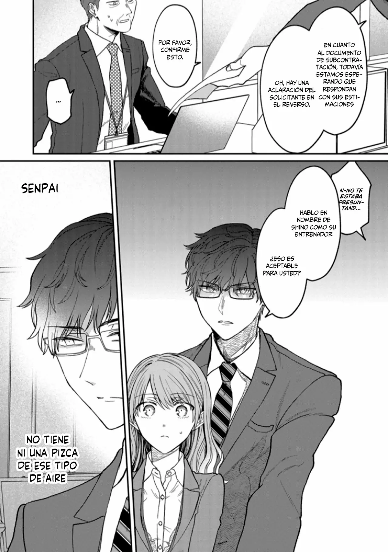 Kuuki ga «Yomeru» Shinnyushain to Buaiso na Senpai no Hanashi Capítulo 3 - Page 5