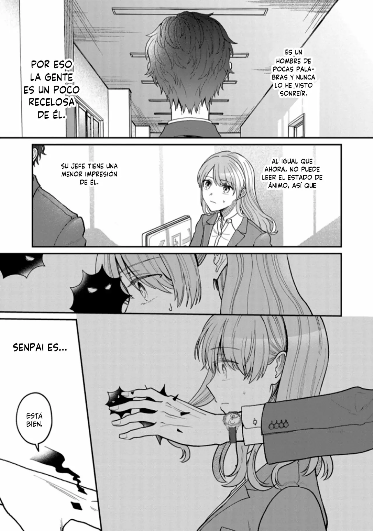 Kuuki ga «Yomeru» Shinnyushain to Buaiso na Senpai no Hanashi Capítulo 3 - Page 6