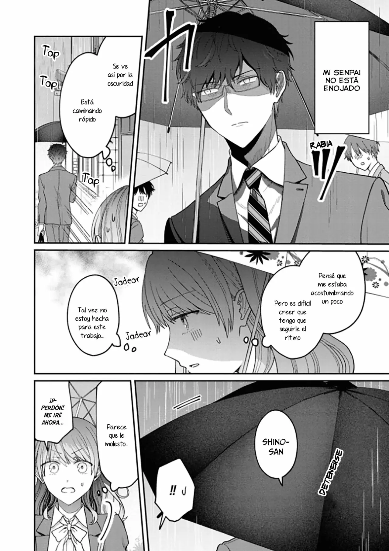 Kuuki ga «Yomeru» Shinnyushain to Buaiso na Senpai no Hanashi Capítulo 5 - Page 3