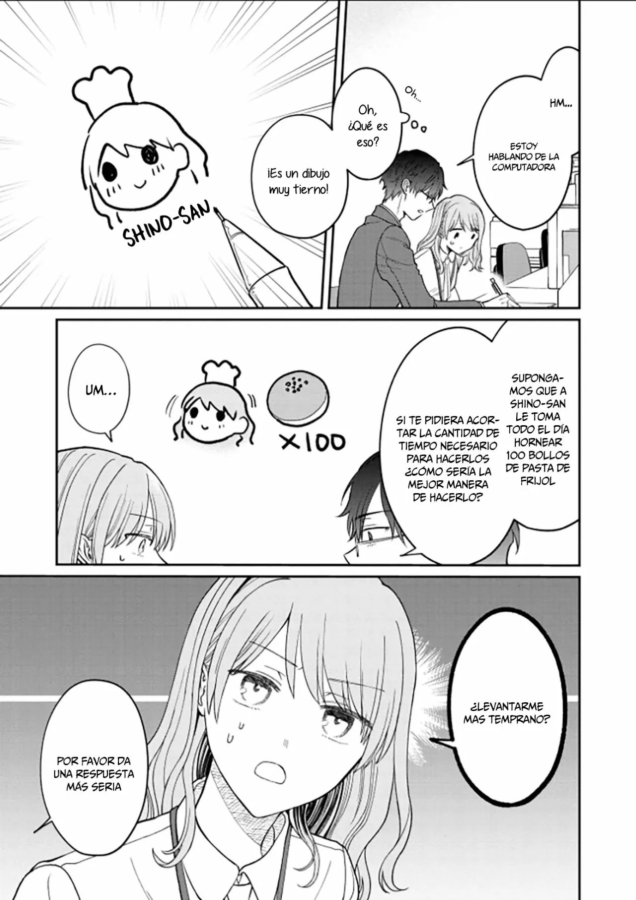 Kuuki ga «Yomeru» Shinnyushain to Buaiso na Senpai no Hanashi Capítulo 7 - Page 4