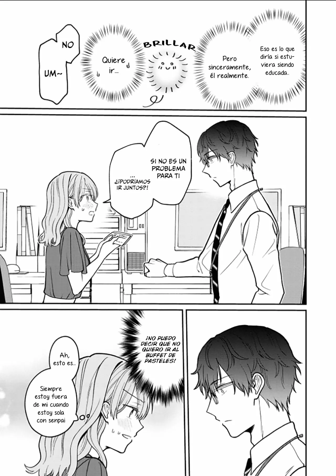Kuuki ga «Yomeru» Shinnyushain to Buaiso na Senpai no Hanashi Capítulo 8 - Page 6