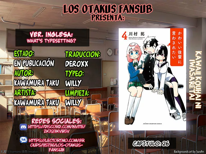 Kawaii Kouhai ni Iwasaretai Capítulo 26 - Page 1