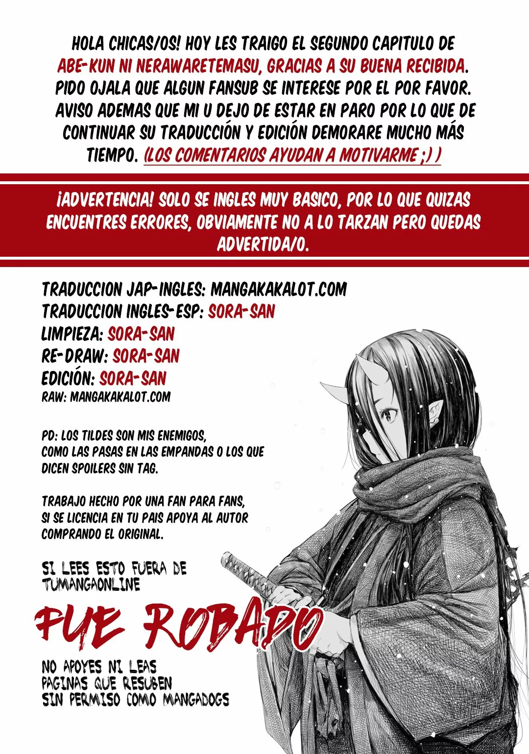 Abe-kun ni Nerawaretemasu Capítulo 2 - Page 1