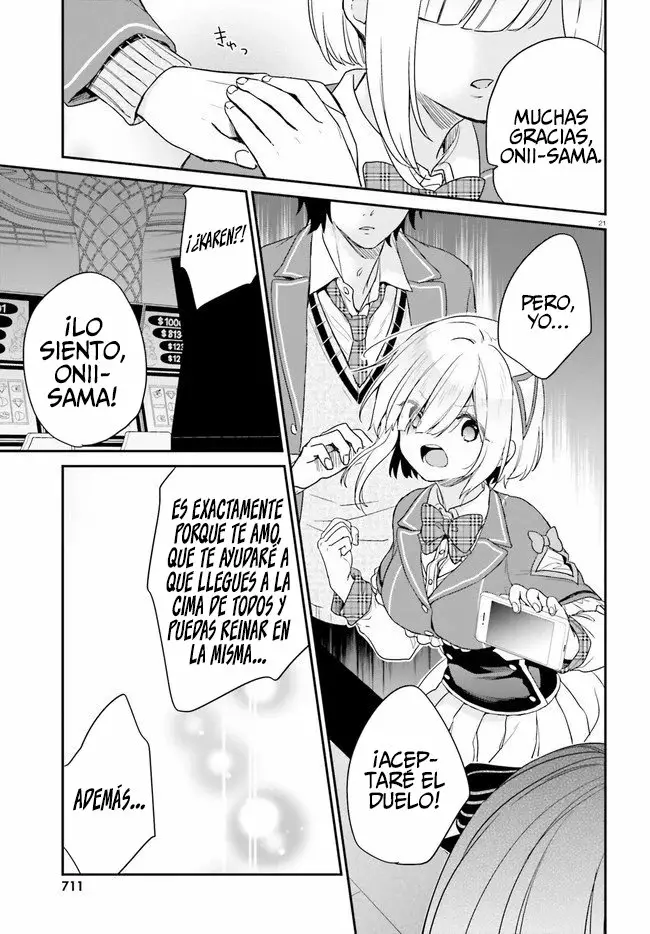 Jishou F-Rank no Oniisama ga Game de Hyouka sareru Gakuen no Chouten ni Kunrin suru Sou desu yo? Capítulo 24 - Page 23