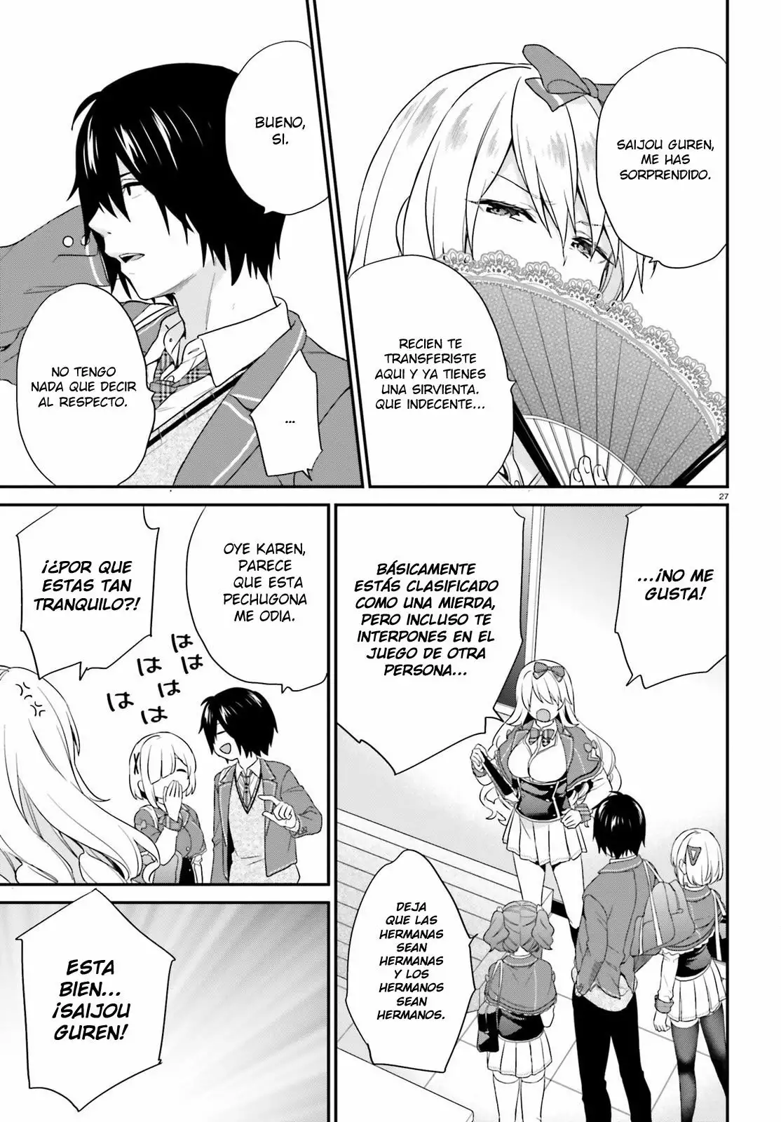 Jishou F-Rank no Oniisama ga Game de Hyouka sareru Gakuen no Chouten ni Kunrin suru Sou desu yo? Capítulo 3 - Page 28
