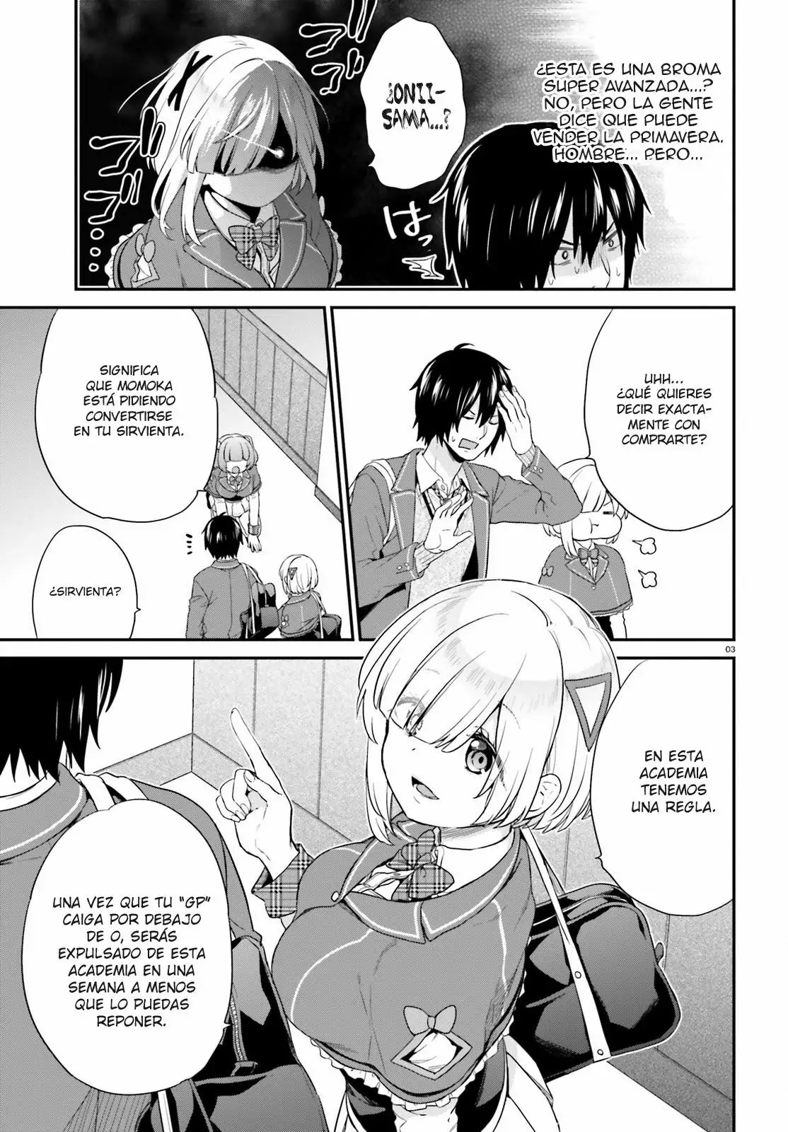 Jishou F-Rank no Oniisama ga Game de Hyouka sareru Gakuen no Chouten ni Kunrin suru Sou desu yo? Capítulo 3 - Page 4